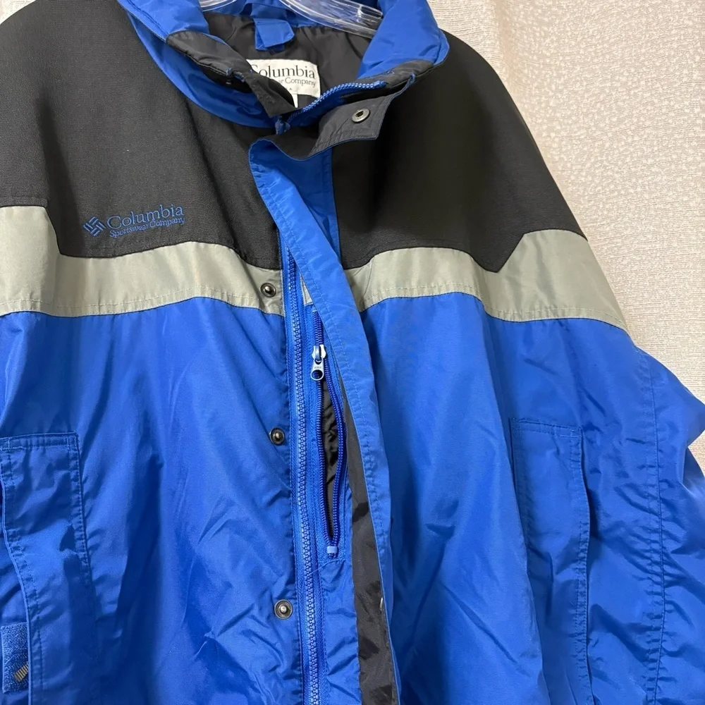 Columbia Men’s Bugaboo Jacket Vintage XL Colorblock Outdoors windbreaker Ski 90s
